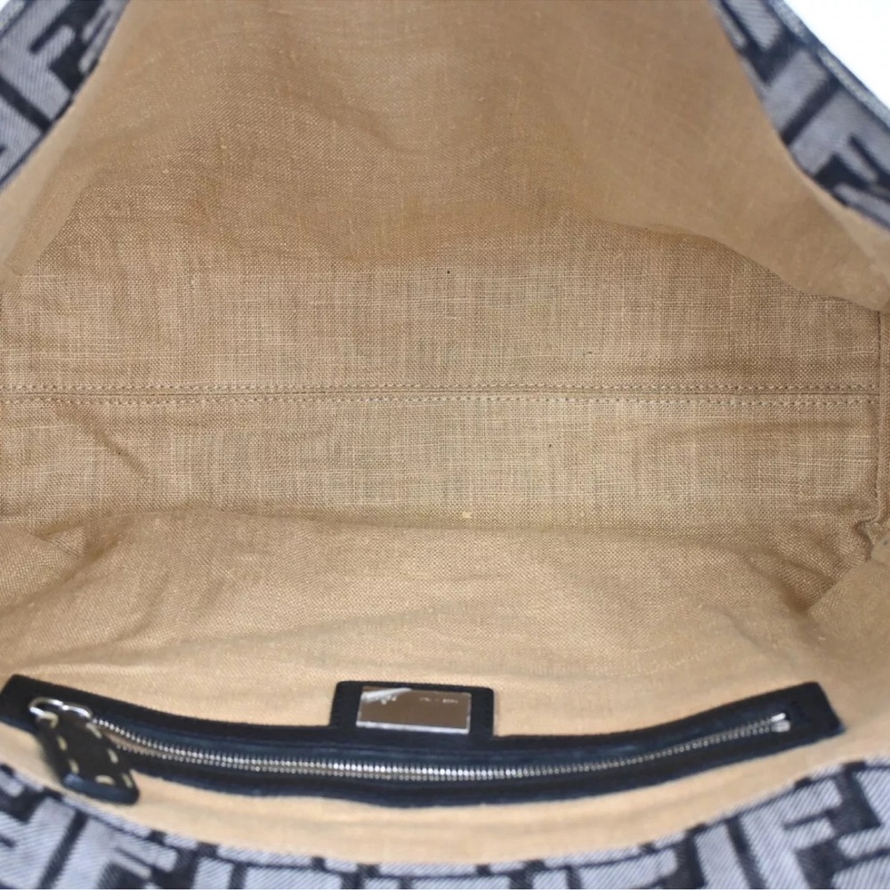 FENDI ZUCCA CANVAS BAG 🖤🩶 with COA - Picture 8 of 12
